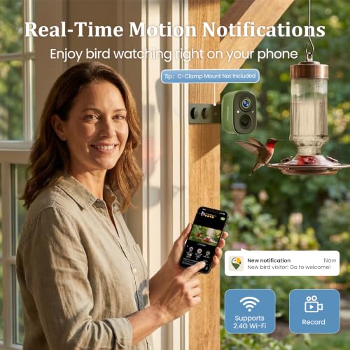 2.4G Wireless Outdoor Bird Cam for Birdlovers