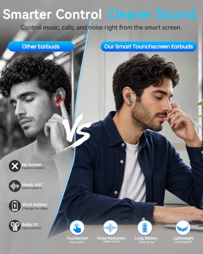 AI Noise Cancelling Ear Buds Bluetooth 6.0