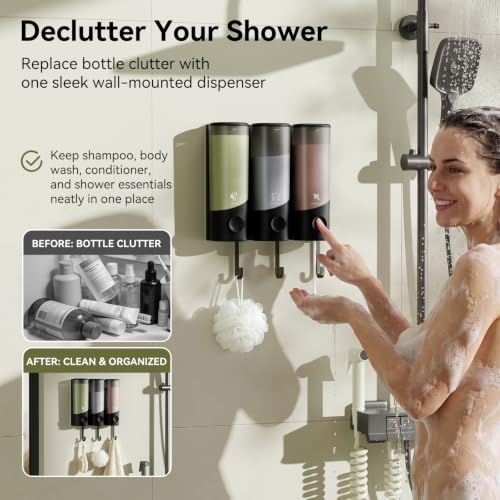 No-Drill Bathroom Shower Organizer for Shampoo