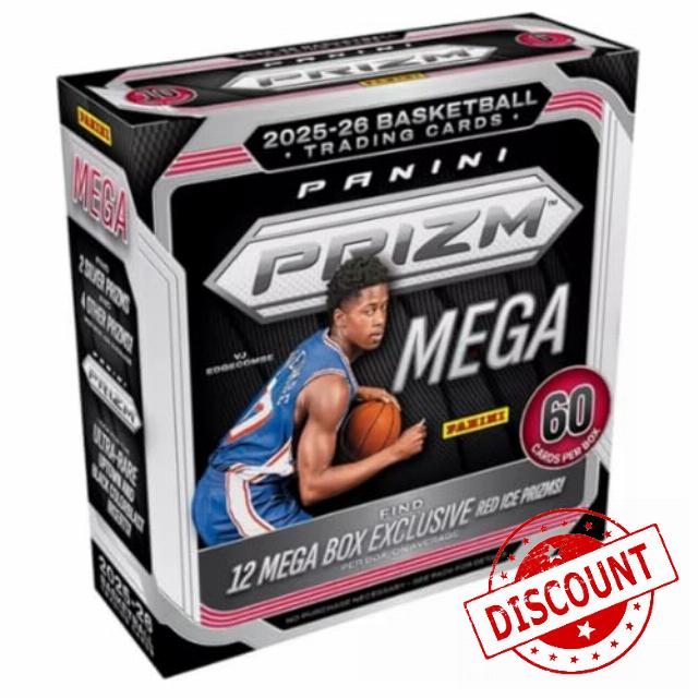 2025-26 Panini Prizm Basketball Retail Mega Box | Exclusive Retail Prizms