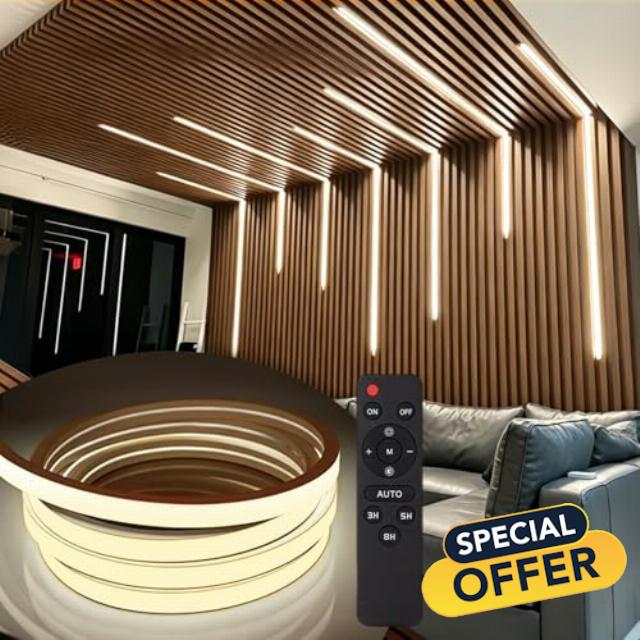 Art3d 6-Pack Flexible Recessed LED Strip Light Kit