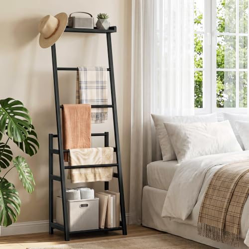 Bamboo Blanket Rack