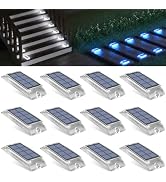 Alinana Solar Wall Lights Outdoor, 2 PCS Up & Down Solar Fence Lights | Solar Lights Outdoor IP65...