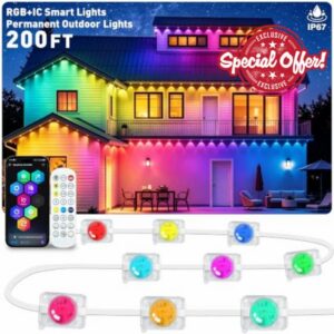 200FT Permanent Outdoor Lights