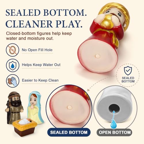 Manger Sence Christmas Story Pretend Toys for Toddlers Childre