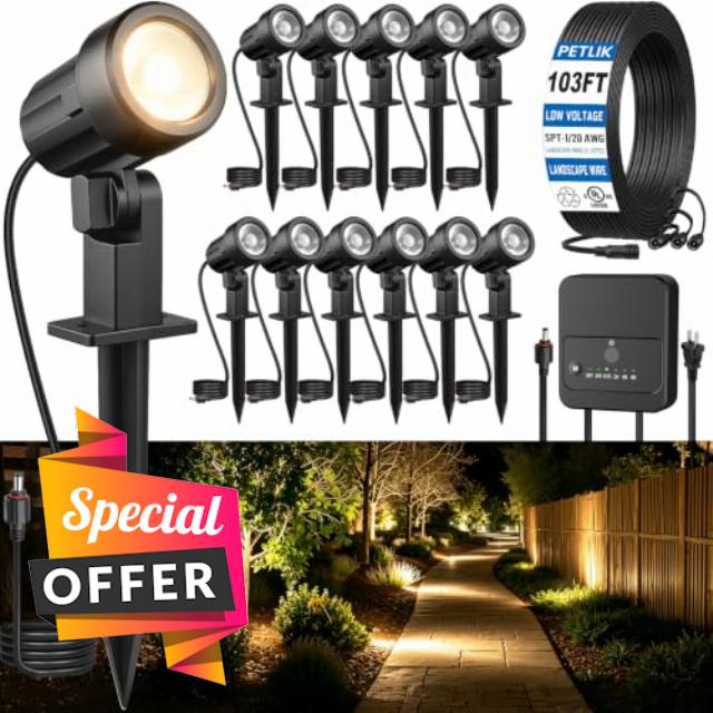 Low Voltage Landscape Lights Kit
