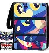 Trading Card Binder with Removable Sleeves, 9 Pocket Card Binder 1008 Cards | Trading Card Holder...