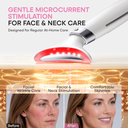 Face Lift Device for Wrinkles & Mild to Moderate Inflammatory Acne at Home or Travel