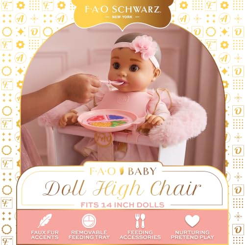 Fits 14" Dolls Pretend Feeding Set