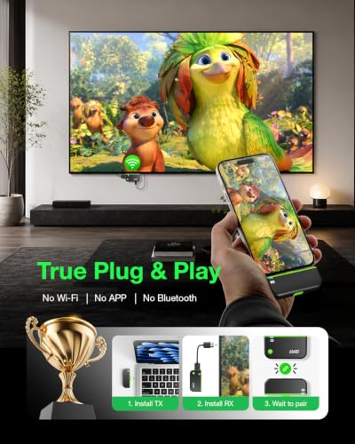 Plug and Play for i-Phone 18/i-Pad/Mac-Book/Android Phone/Tablet/Laptop to HDTV/Monitor/Projecto