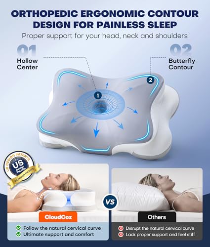 Cooling Memory Foam Pillows for Adults