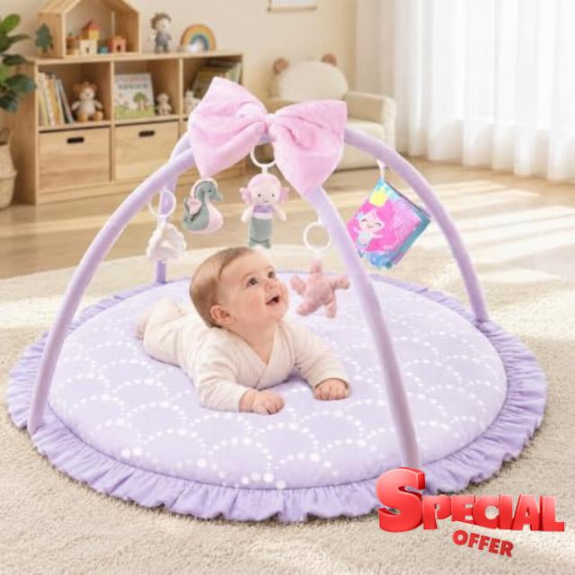 SULIFEEL Plush Baby Girl Play Gym
