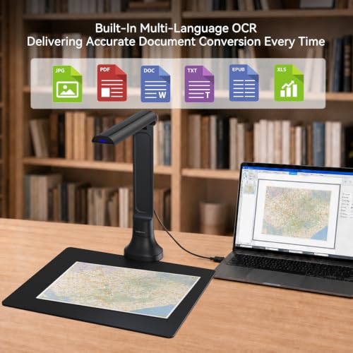 Portable Document Scanner & Book Camera