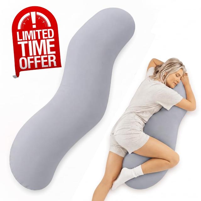 Mellow ML02-BodyAlign Cooling Pillow-Gray