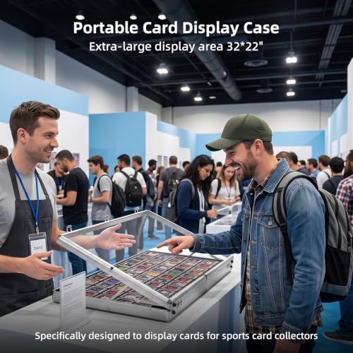 Portable Trading with Lock for Collectibles