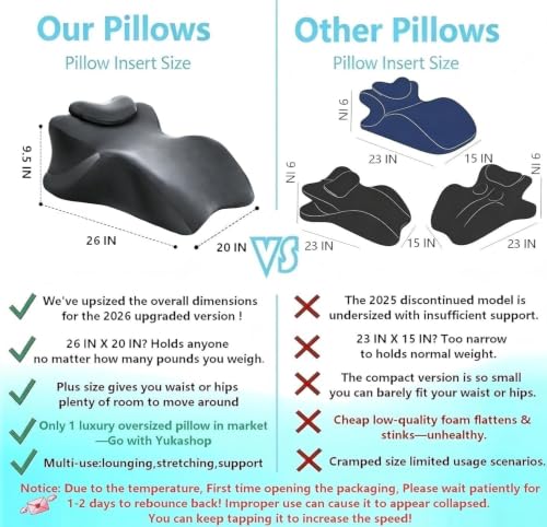 27°Angle Perfect Position Wedge Pillows Ergonomic Intimacy Pillow
