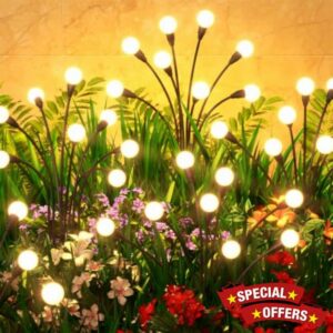 2 Pack Solar Garden Lights 16 LED