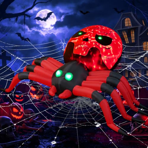 Inflatable Spider Halloween Decor Outdoor Yard Decoration