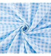 WADORN Checkerboard Cotton Fabric by The Yard 39 in x 63 in Pink White Checkered Sewing Fabric So...