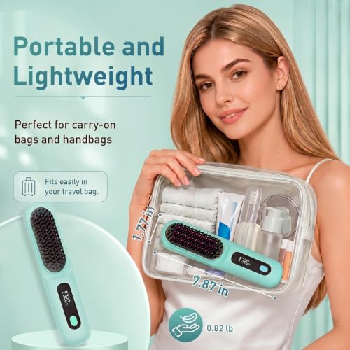 4000mAh Type-C Rechargeable Portable Travel Styling Tool (Robin's Egg Blue)