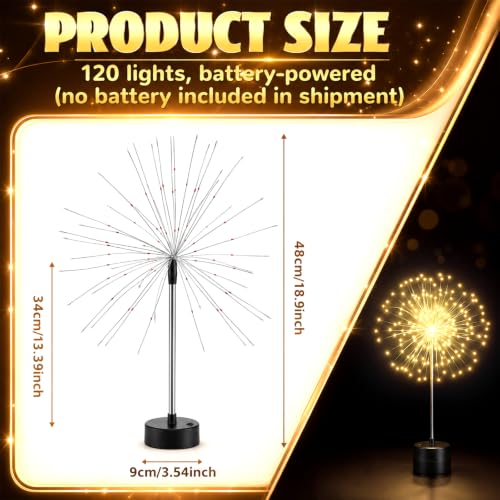 Warm White LED Firework Lamp