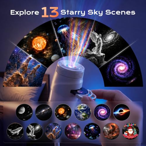 Mini Hd Star Ocean Projector with 13 Projector Films