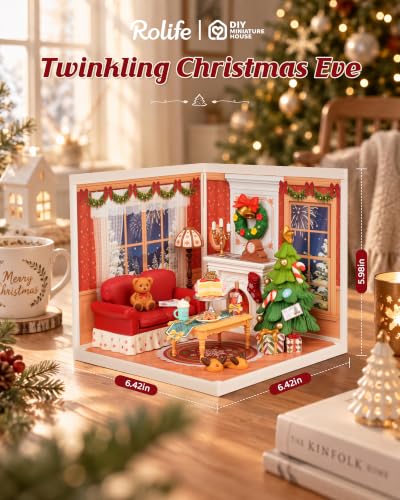 Building Set with Fireplace & Xmas Tree