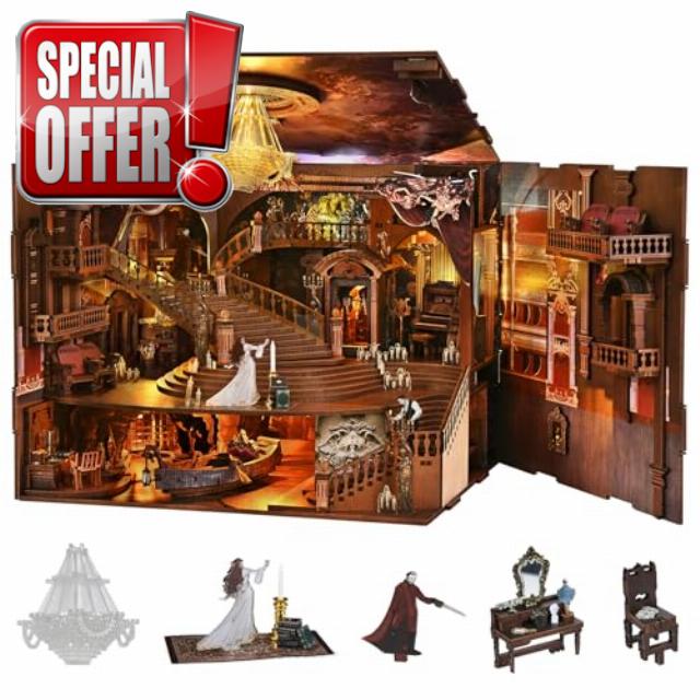 Phantom of The Opera Max Book Nook Kits