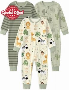 Yoofoss Toddler Pajamas 100% Organic Cotton Baby Sleeper for Boys Girls