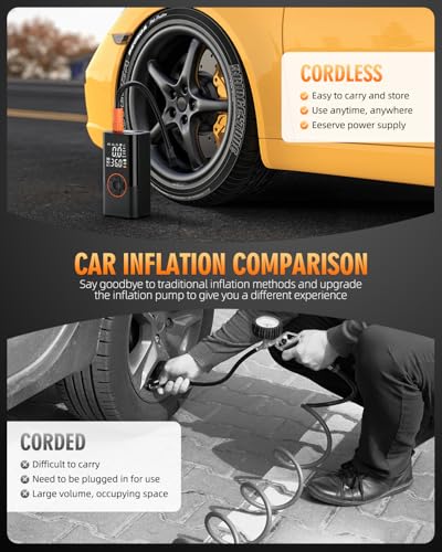 3X Faster Portable Air Pump for Car