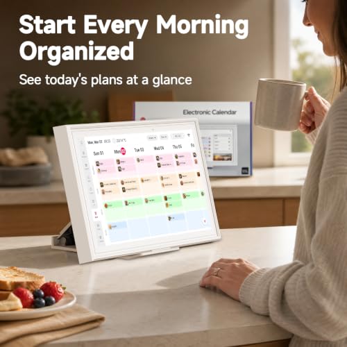 Smart Touchscreen Interactive Display for Family Schedules