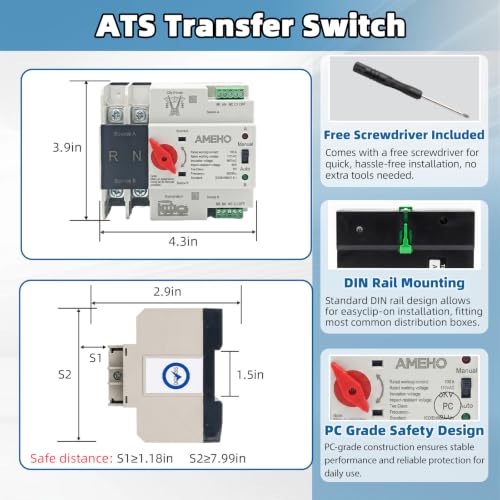 ATS for RV Industrial Emergency Power Supply