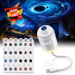2-in-1 Galaxy Projector Night Light