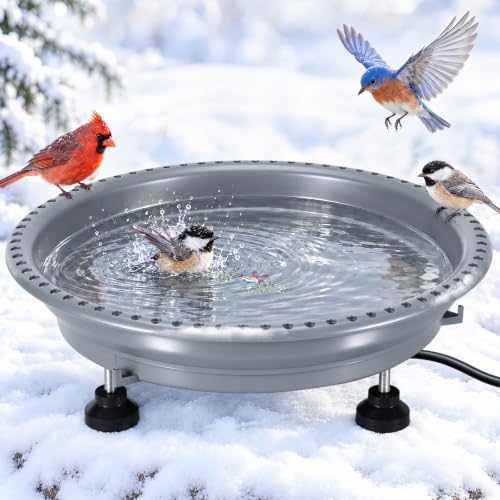 100W Heated Birdbath For Winter