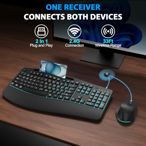 2.4GHz USB receiver for Windows/Mac