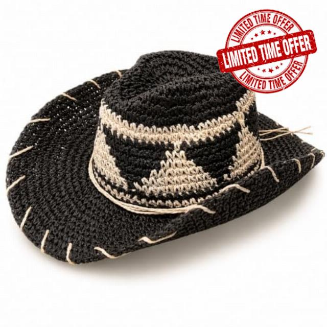 Peter Grimm Leona Straw Cowboy Sun Hat