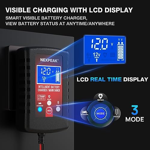 LCD screen monitors real-time status