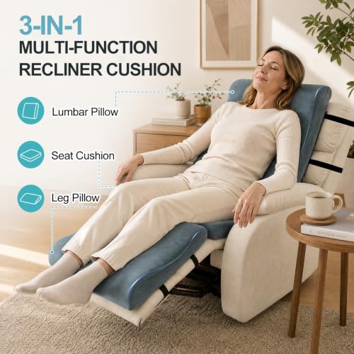 Non-slip Base and Elastic Buckle Straps for Long Sitting