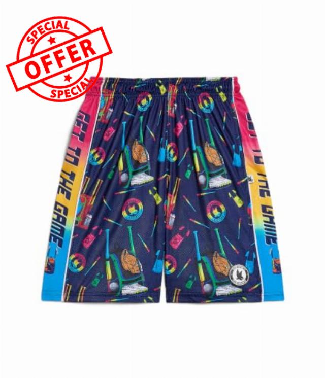 Flow Society Get to The Game Baseball Shorts (Little Kid/Big Kid)
