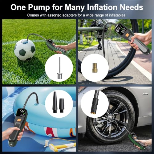 Portable Air Pump for Car Motorcycle Bike Ball
