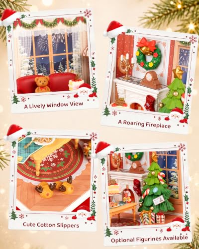 DIY Holiday Crafts/Hobbies/Building Blocks Toys for Teens&Adults (Twinkling Christmas Eve)