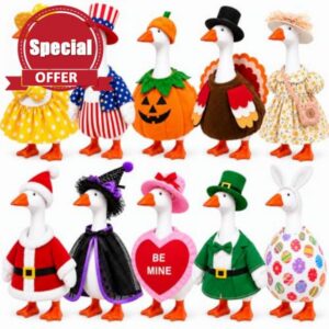 10 Set Desk Goose Outfits 7 Inches