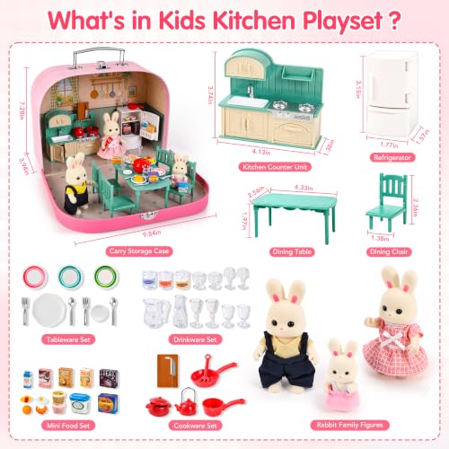 Pretend Play Toy Christmas Birthday Gift for Girls Ages 3+
