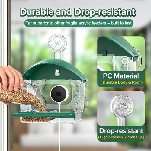 with 5 Strong Suction Cups.