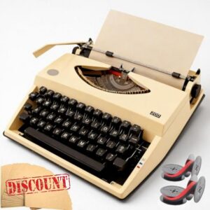 Beige Vintage Manual Typewriter