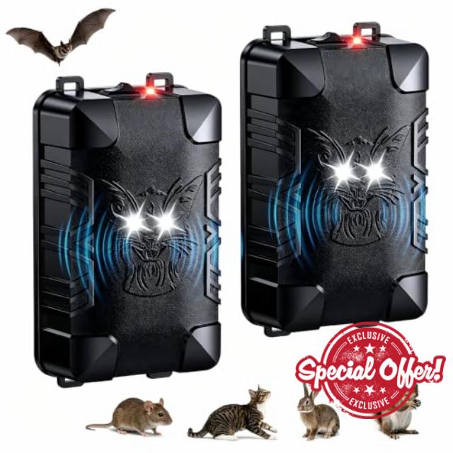 Ultrasonic Under Hood Rodent Repellent for Car Engine (2-Pack)                                                          Ultrasonic Mice Repellent Indoor Rat Deterrent Mouse Repellent for Vehicles