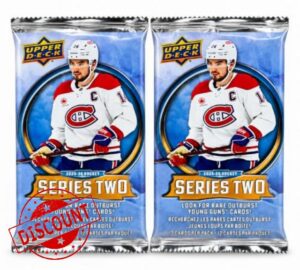 2025/26 Upper Deck Series 2 Hockey Trading Card Bundle