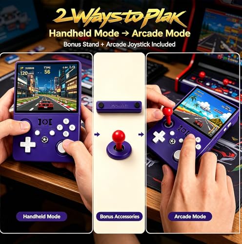 4000mAh Battery New Upgrade for 2026 Portable Video Game Player(64GB)