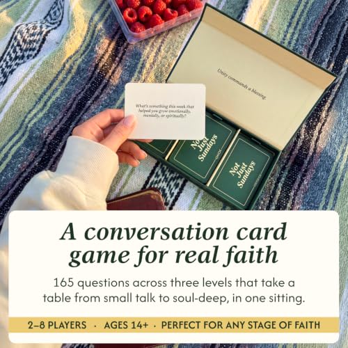 Families & Small Groups | 165 Faith-Based Discussion Questions | 3 Levels: Open