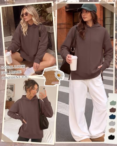 Side Slit Sweatshirt Ladies Fall Outfits